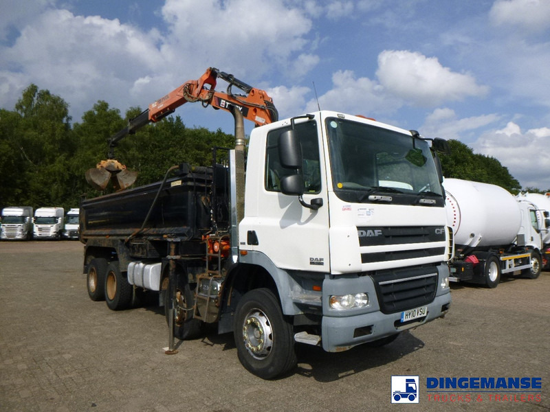 DAF CF 85.360 8X4 RHD tipper + Terex 118.2 VGL-A15 - 크레인 트럭 : 사진 2 DAF CF 85.360 8X4 RHD tipper + Terex 118.2 VGL-A15 - 크레인 트럭 : 사진 2