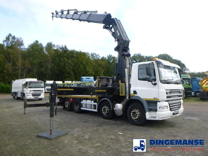 DAF CF 85.410 8X2 RHD + Hiab XS855 EP6 Hipro - 크레인 트럭 : 사진 2 DAF CF 85.410 8X2 RHD + Hiab XS855 EP6 Hipro - 크레인 트럭 : 사진 2