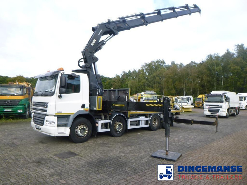 DAF CF 85.410 8X2 RHD + Hiab XS855 EP6 Hipro - 크레인 트럭 : 사진 1 DAF CF 85.410 8X2 RHD + Hiab XS855 EP6 Hipro - 크레인 트럭 : 사진 1