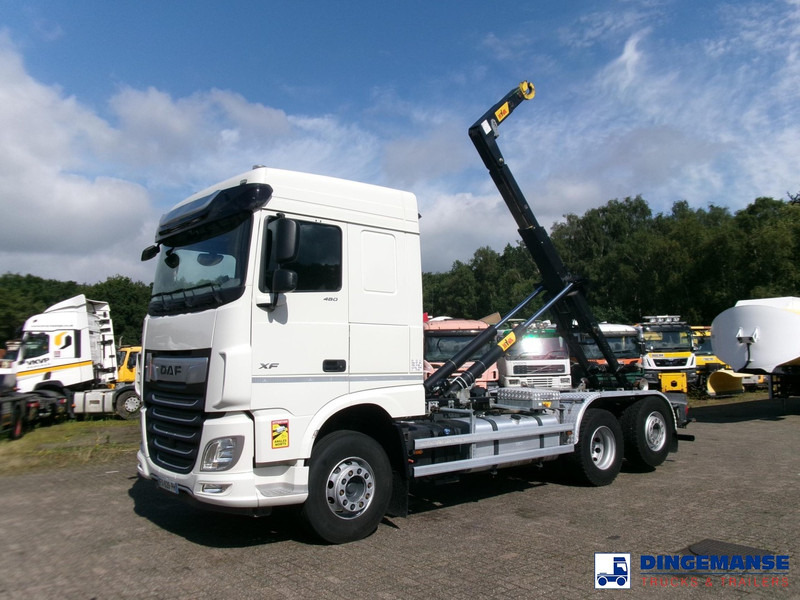 DAF XF 480 FAN 6x2 Hyva container hook 20 t - 후크 리프트 트럭 : 사진 5 DAF XF 480 FAN 6x2 Hyva container hook 20 t - 후크 리프트 트럭 : 사진 5