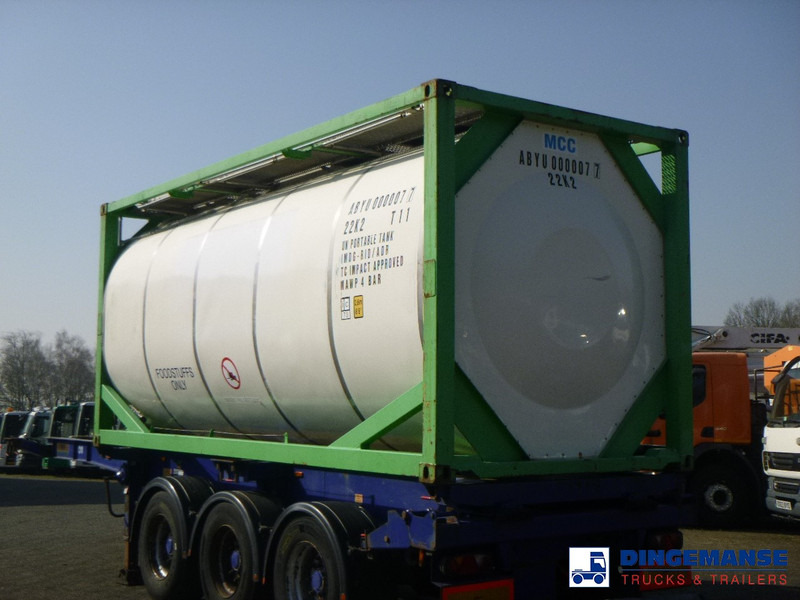 Danteco Food tank container inox 20 ft / 25 m3 / 1 comp - 저장 탱크 : 사진 3 Danteco Food tank container inox 20 ft / 25 m3 / 1 comp - 저장 탱크 : 사진 3