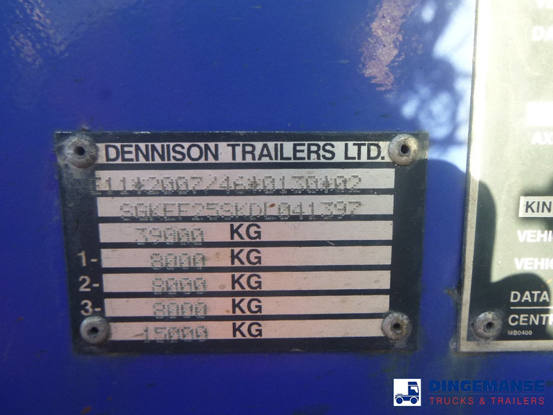 컨테이너 운반 장치/ 스와프 보디 세미 트레일러 Dennison 3-axle container trailer 20-30-40-45 ft : 사진 13