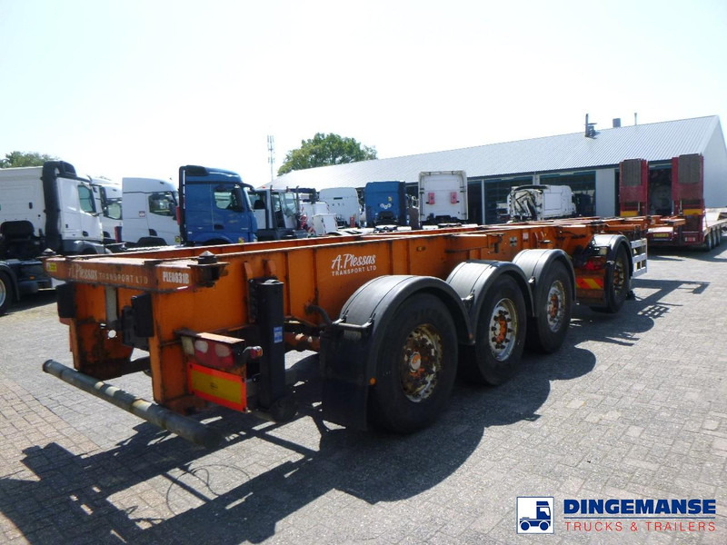 Dennison 4-axle container combi trailer (3 + 1 axles) 20-30-40-45 ft - 컨테이너 운반 장치/ 스와프 보디 세미 트레일러 : 사진 4 Dennison 4-axle container combi trailer (3 + 1 axles) 20-30-40-45 ft - 컨테이너 운반 장치/ 스와프 보디 세미 트레일러 : 사진 4