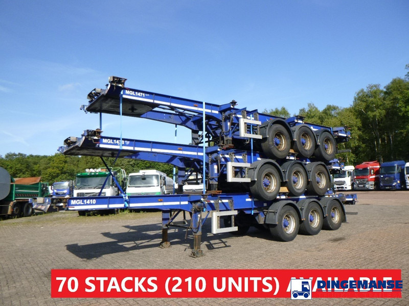 Dennison Stack - 3 x container trailer 20-30-40-45 ft - 컨테이너 운반 장치/ 스와프 보디 트럭 : 사진 1 Dennison Stack - 3 x container trailer 20-30-40-45 ft - 컨테이너 운반 장치/ 스와프 보디 트럭 : 사진 1