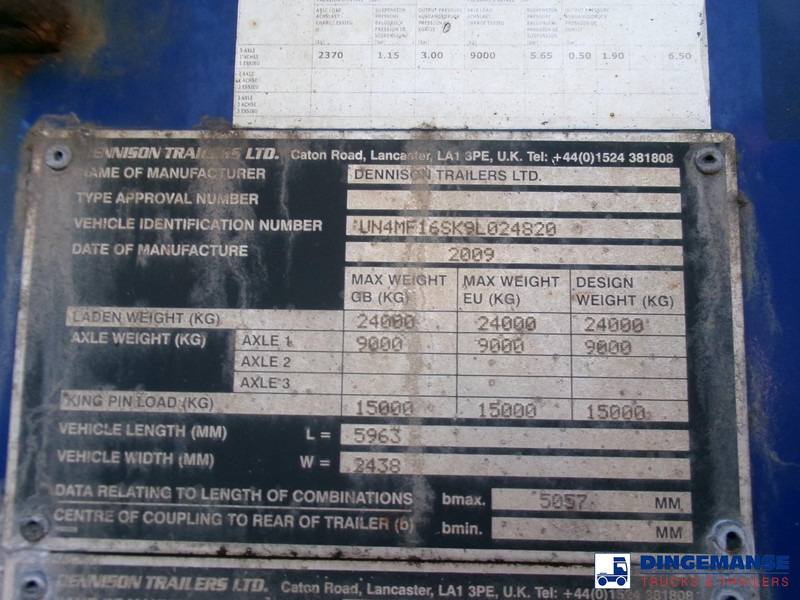 컨테이너 운반 장치/ 스와프 보디 세미 트레일러 Dennison Stack - 3 x splitter container chassis 20-30-40-45 ft : 사진 18 컨테이너 운반 장치/ 스와프 보디 세미 트레일러 Dennison Stack - 3 x splitter container chassis 20-30-40-45 ft : 사진 18