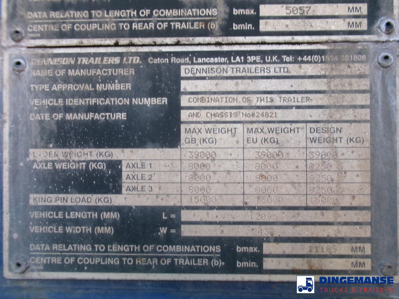 컨테이너 운반 장치/ 스와프 보디 세미 트레일러 Dennison Stack - 3 x splitter container chassis 20-30-40-45 ft : 사진 19 컨테이너 운반 장치/ 스와프 보디 세미 트레일러 Dennison Stack - 3 x splitter container chassis 20-30-40-45 ft : 사진 19