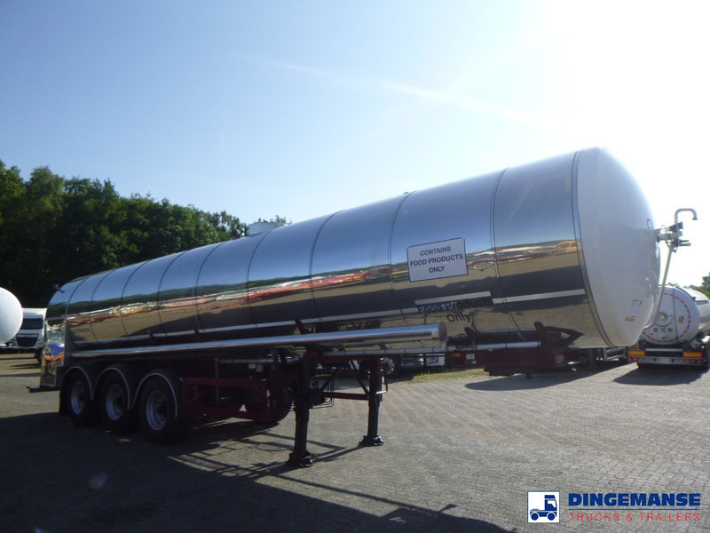 Feldbinder Food tank inox 30 m3 / 1 comp - 유조 세미 트레일러 : 사진 2 Feldbinder Food tank inox 30 m3 / 1 comp - 유조 세미 트레일러 : 사진 2