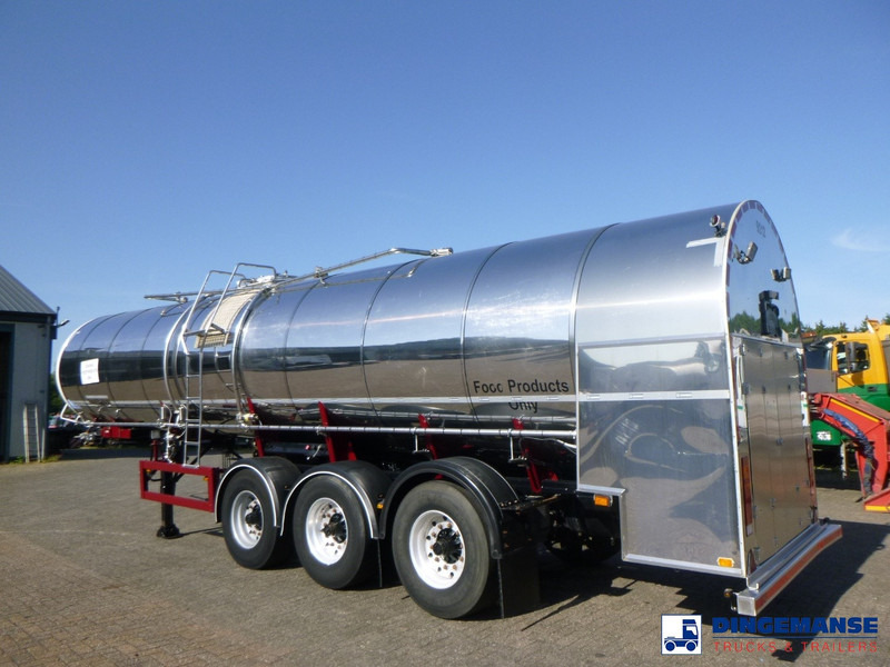 Feldbinder Food tank inox 30 m3 / 1 comp - 유조 세미 트레일러 : 사진 3 Feldbinder Food tank inox 30 m3 / 1 comp - 유조 세미 트레일러 : 사진 3