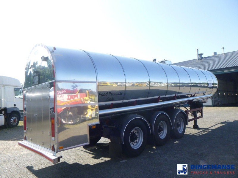 Feldbinder Food tank inox 30 m3 / 1 comp - 유조 세미 트레일러 : 사진 4 Feldbinder Food tank inox 30 m3 / 1 comp - 유조 세미 트레일러 : 사진 4