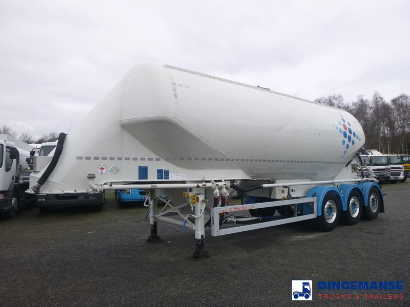 Feldbinder Powder tank alu 36 m3 / 1 comp - 유조 세미 트레일러 : 사진 1 Feldbinder Powder tank alu 36 m3 / 1 comp - 유조 세미 트레일러 : 사진 1