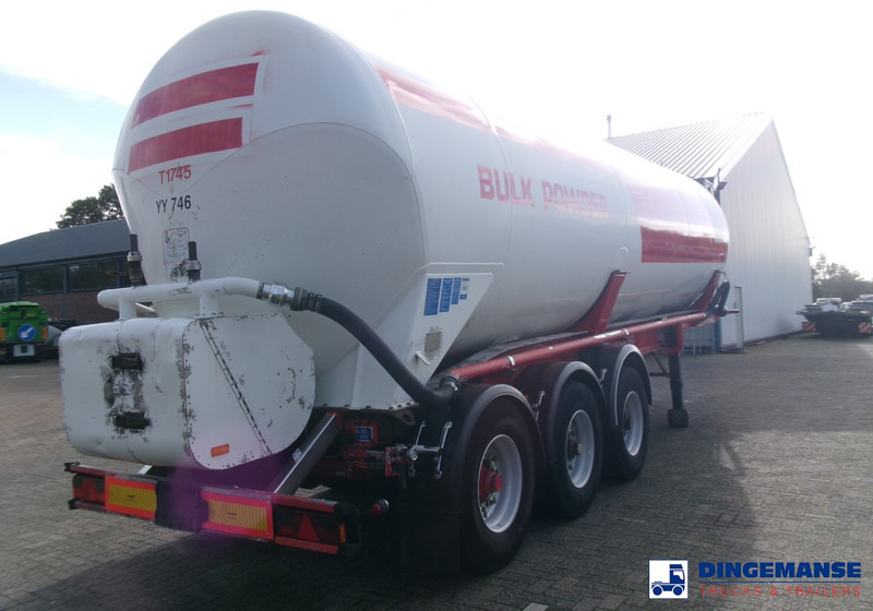 Feldbinder Powder tank alu 41 m3 (tipping) - 유조 세미 트레일러 : 사진 4 Feldbinder Powder tank alu 41 m3 (tipping) - 유조 세미 트레일러 : 사진 4