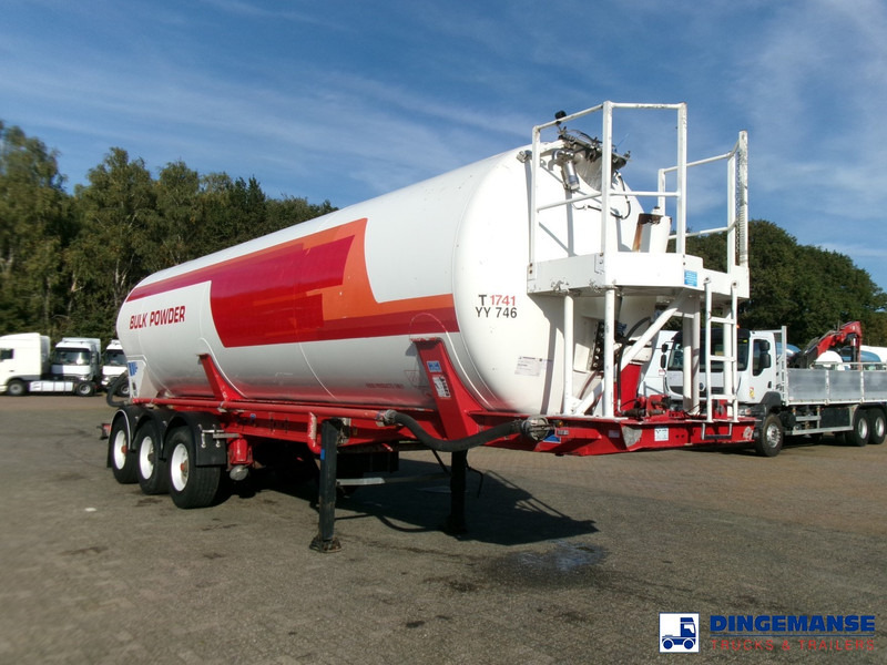Feldbinder Powder tank alu 41 m3 (tipping) - 유조 세미 트레일러 : 사진 2 Feldbinder Powder tank alu 41 m3 (tipping) - 유조 세미 트레일러 : 사진 2