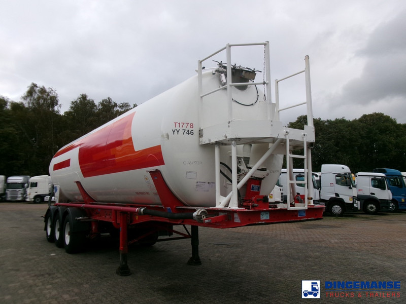 Feldbinder Powder tank alu 41 m3 (tipping) - 유조 세미 트레일러 : 사진 2 Feldbinder Powder tank alu 41 m3 (tipping) - 유조 세미 트레일러 : 사진 2