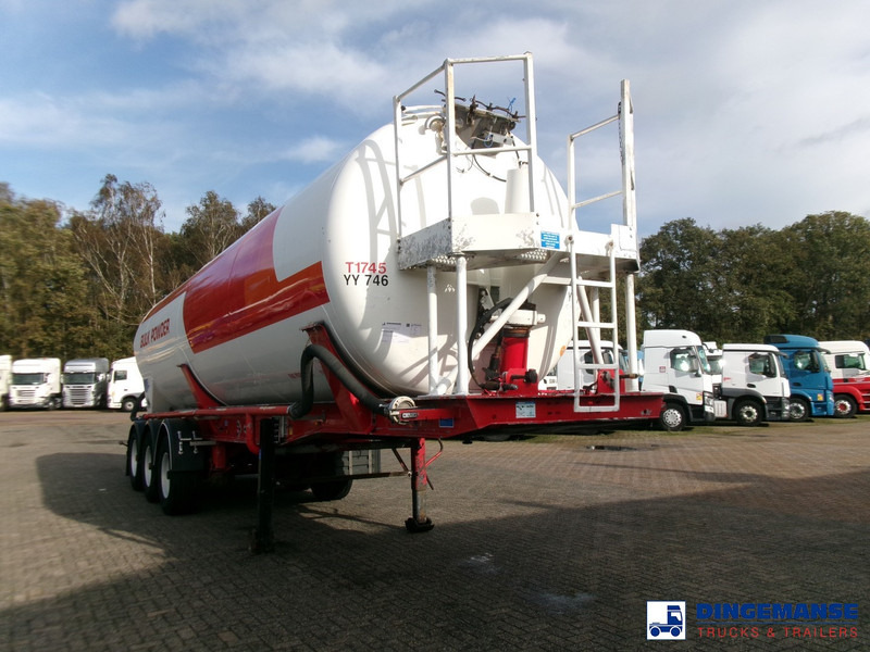 Feldbinder Powder tank alu 41 m3 (tipping) - 유조 세미 트레일러 : 사진 2 Feldbinder Powder tank alu 41 m3 (tipping) - 유조 세미 트레일러 : 사진 2