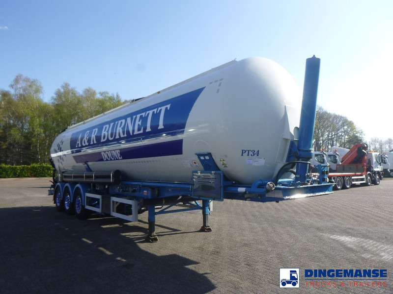 Feldbinder Powder tank alu 60 m3 / Compressor diesel engine. - 유조 세미 트레일러 : 사진 2 Feldbinder Powder tank alu 60 m3 / Compressor diesel engine. - 유조 세미 트레일러 : 사진 2