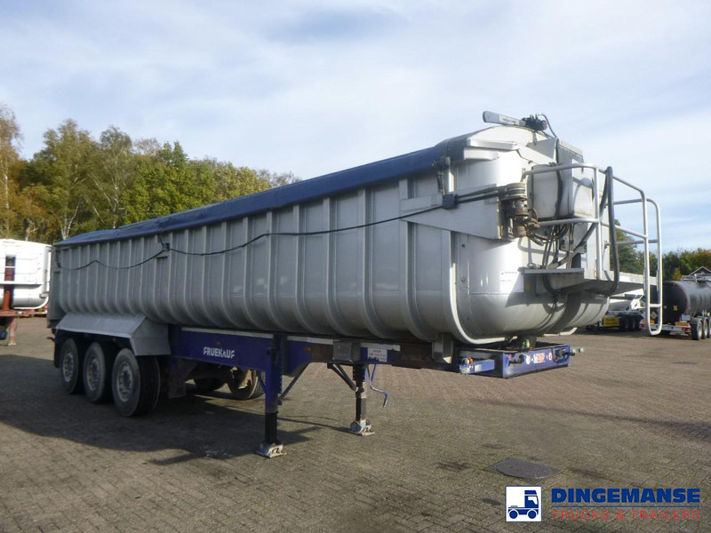 Fruehauf Tipper trailer alu 35 m3 + tarpaulin - 덤프 세미 트레일러 : 사진 2 Fruehauf Tipper trailer alu 35 m3 + tarpaulin - 덤프 세미 트레일러 : 사진 2