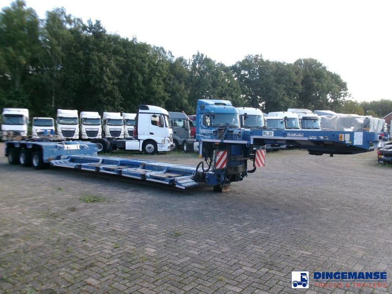 Goldhofer 3-axle lowbed trailer STZ-V 3-33/80A 56 t / ext. 13.6 m - 저하대 세미 트레일러 : 사진 2 Goldhofer 3-axle lowbed trailer STZ-V 3-33/80A 56 t / ext. 13.6 m - 저하대 세미 트레일러 : 사진 2