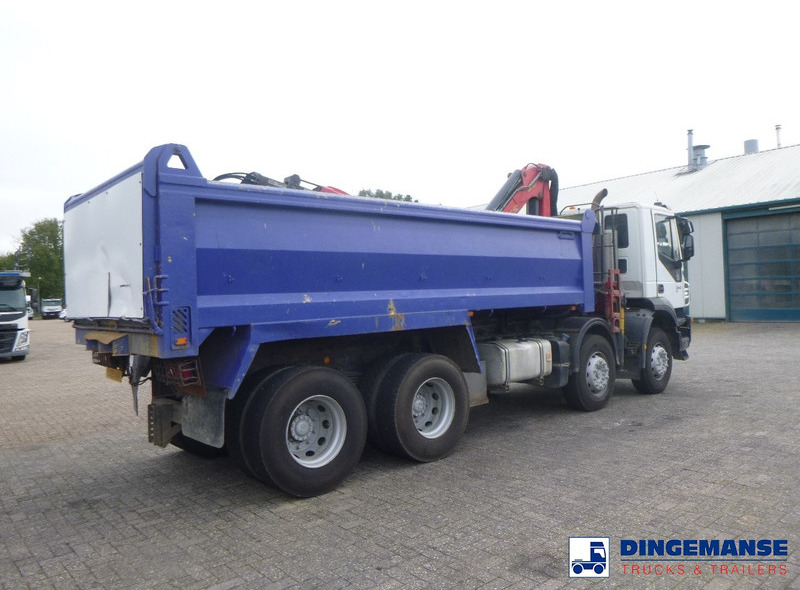 크레인 트럭 Iveco AD340T36 8x4 RHD tipper + Palfinger E120 plus + grapple : 사진 11