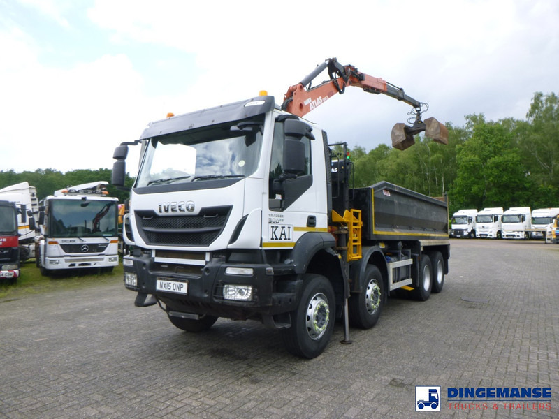 Iveco Trakker 360 Euro 6 8x4 RHD tipper + Atlas 130.2VGL - 크레인 트럭 : 사진 5 Iveco Trakker 360 Euro 6 8x4 RHD tipper + Atlas 130.2VGL - 크레인 트럭 : 사진 5
