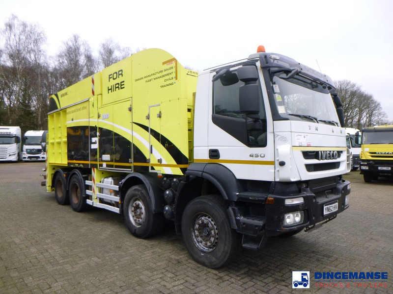 Iveco Trakker 450 8x4 MTS vacuum excavator / Saugbagger - 진공 흡입 트럭 : 사진 2 Iveco Trakker 450 8x4 MTS vacuum excavator / Saugbagger - 진공 흡입 트럭 : 사진 2