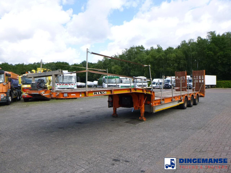 KING 3-axle semi-lowbed trailer 44T + ramps - 저하대 세미 트레일러 : 사진 1 KING 3-axle semi-lowbed trailer 44T + ramps - 저하대 세미 트레일러 : 사진 1