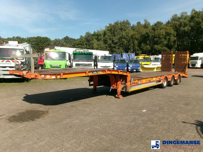 KING 3-axle semi-lowbed trailer 44T + ramps - 저하대 세미 트레일러 : 사진 1 KING 3-axle semi-lowbed trailer 44T + ramps - 저하대 세미 트레일러 : 사진 1