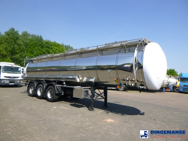 LAG Chemical tank inox 30 m3 / 1 comp - 유조 세미 트레일러 : 사진 2 LAG Chemical tank inox 30 m3 / 1 comp - 유조 세미 트레일러 : 사진 2