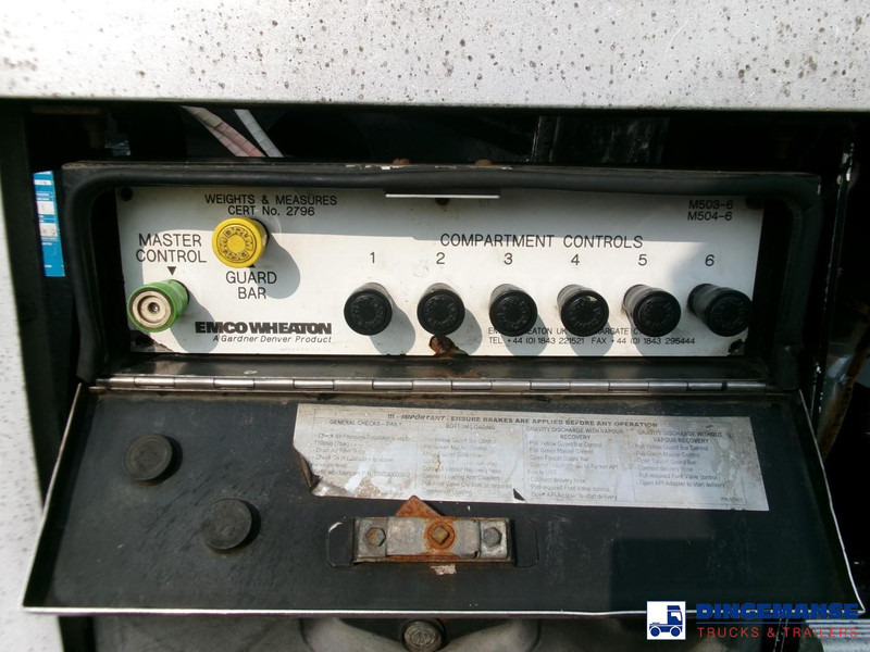 유조 세미 트레일러 Lakeland Fuel tank alu 43 m3 / 6 comp : 사진 13