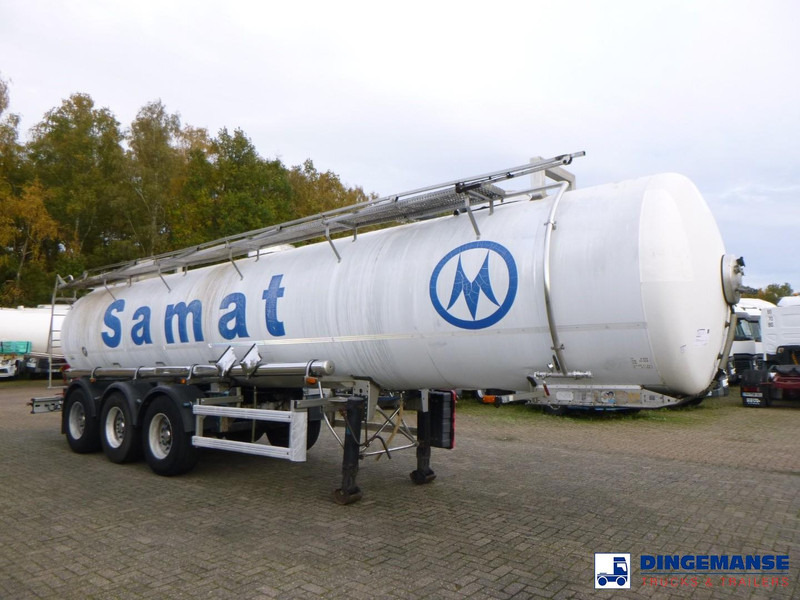 MAISONNEUVE Chemical ACID tank inox L4BH 22.4 m3 / 1 comp (caustic soda) - 유조 세미 트레일러 : 사진 2 MAISONNEUVE Chemical ACID tank inox L4BH 22.4 m3 / 1 comp (caustic soda) - 유조 세미 트레일러 : 사진 2