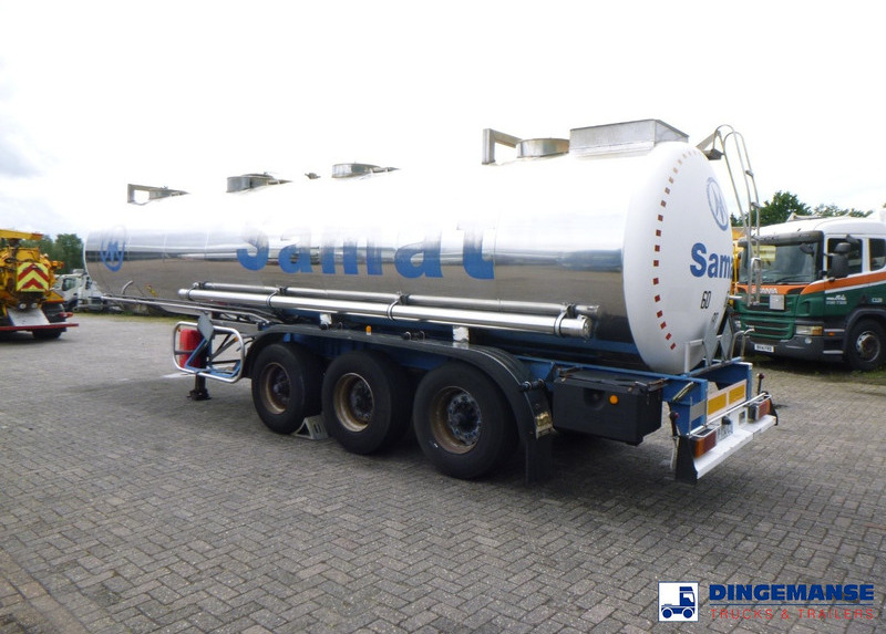 MAISONNEUVE Chemical tank inox 26 m3 / 1 comp - 유조 세미 트레일러 : 사진 3 MAISONNEUVE Chemical tank inox 26 m3 / 1 comp - 유조 세미 트레일러 : 사진 3