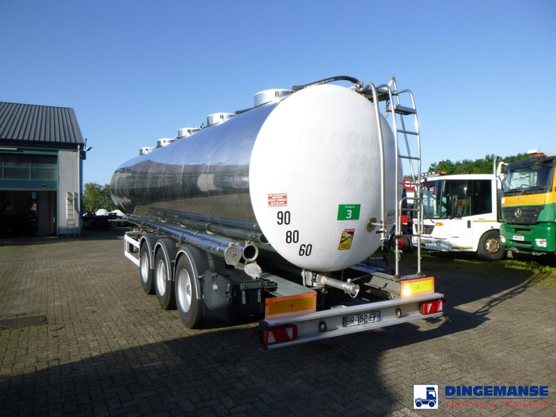 MAISONNEUVE Food tank inox 33 m3 / 5 comp - 유조 세미 트레일러 : 사진 3 MAISONNEUVE Food tank inox 33 m3 / 5 comp - 유조 세미 트레일러 : 사진 3