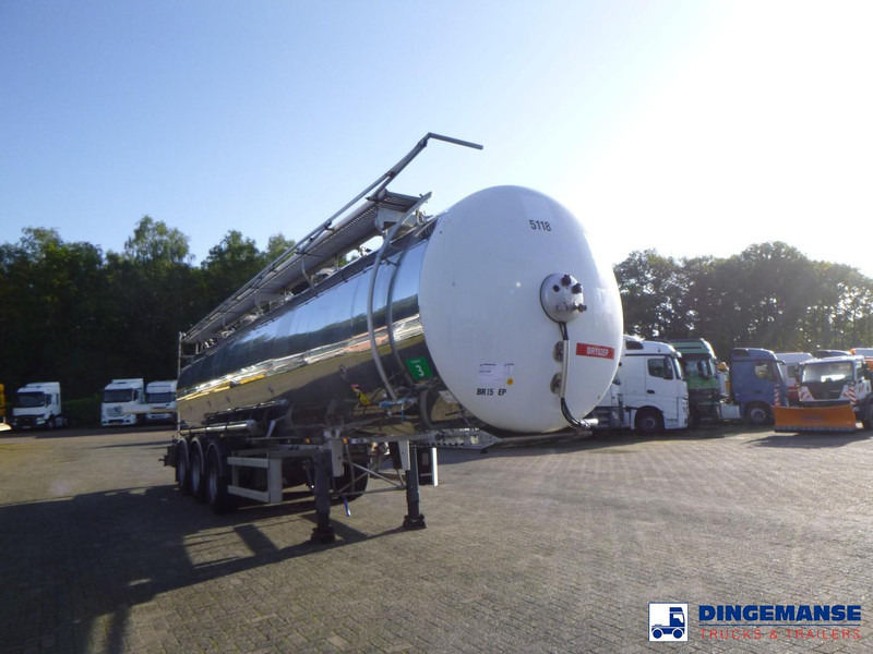 MAISONNEUVE Food tank inox 33 m3 / 5 comp - 유조 세미 트레일러 : 사진 2 MAISONNEUVE Food tank inox 33 m3 / 5 comp - 유조 세미 트레일러 : 사진 2