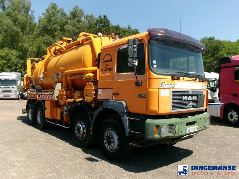 MAN 41.463 8x4 Euro 2 vacuum tank ADR 15 m3 / 2 comp - 진공 흡입 트럭 : 사진 2 MAN 41.463 8x4 Euro 2 vacuum tank ADR 15 m3 / 2 comp - 진공 흡입 트럭 : 사진 2
