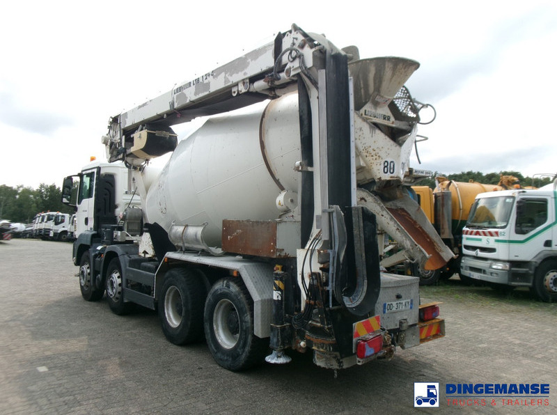 MAN TGS 32.360 8X4 Euro 6 Liebherr concrete mixer 8 m3 + belt - 콘크리트 믹서 트럭 : 사진 3 MAN TGS 32.360 8X4 Euro 6 Liebherr concrete mixer 8 m3 + belt - 콘크리트 믹서 트럭 : 사진 3
