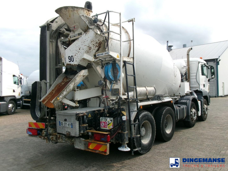 MAN TGS 32.360 8X4 Euro 6 Liebherr concrete mixer 8 m3 + belt - 콘크리트 믹서 트럭 : 사진 4 MAN TGS 32.360 8X4 Euro 6 Liebherr concrete mixer 8 m3 + belt - 콘크리트 믹서 트럭 : 사진 4