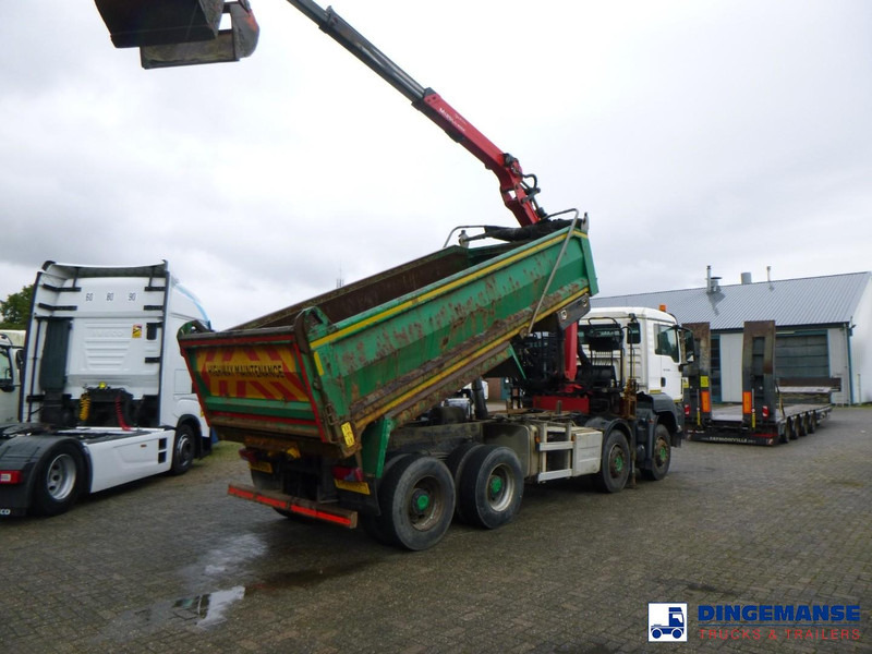 MAN TGS 35.400 8X4 RHD tipper + Palfinger Epsilon M125L - 크레인 트럭 : 사진 4 MAN TGS 35.400 8X4 RHD tipper + Palfinger Epsilon M125L - 크레인 트럭 : 사진 4