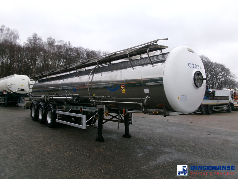 Magyar Chemical tank inox 22.5 m3 / 1 comp ADR 29-05-2024 - 유조 세미 트레일러 : 사진 2 Magyar Chemical tank inox 22.5 m3 / 1 comp ADR 29-05-2024 - 유조 세미 트레일러 : 사진 2