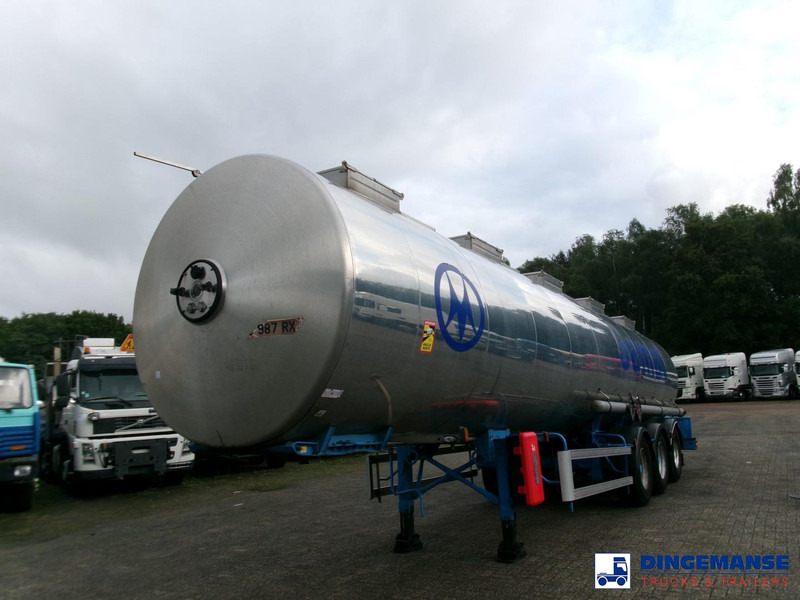 Magyar Chemical tank inox 32.5m3 / 1 comp - 유조 세미 트레일러 : 사진 1 Magyar Chemical tank inox 32.5m3 / 1 comp - 유조 세미 트레일러 : 사진 1