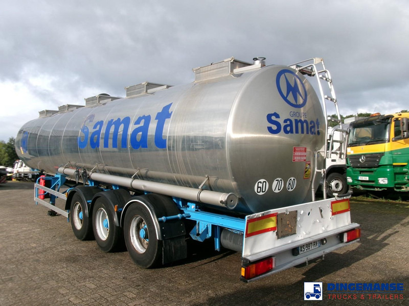Magyar Chemical tank inox 32.5m3 / 1 comp - 유조 세미 트레일러 : 사진 3 Magyar Chemical tank inox 32.5m3 / 1 comp - 유조 세미 트레일러 : 사진 3