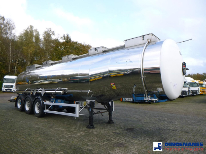 Magyar Chemical tank inox L4BH 32.8 m3 / 1 comp - 유조 세미 트레일러 : 사진 2 Magyar Chemical tank inox L4BH 32.8 m3 / 1 comp - 유조 세미 트레일러 : 사진 2