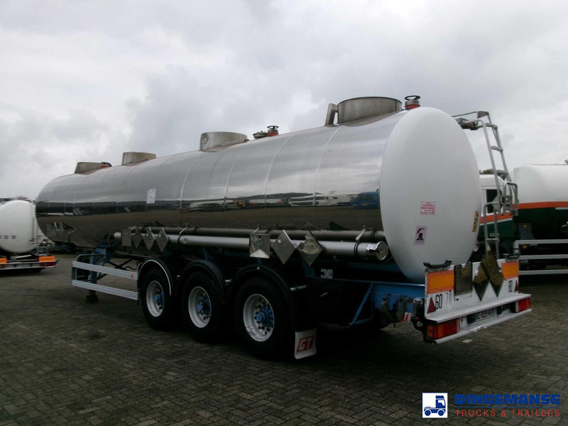 Magyar Chemical tank inox L4BH 33.5 m3 / 3 comp - 유조 세미 트레일러 : 사진 4 Magyar Chemical tank inox L4BH 33.5 m3 / 3 comp - 유조 세미 트레일러 : 사진 4