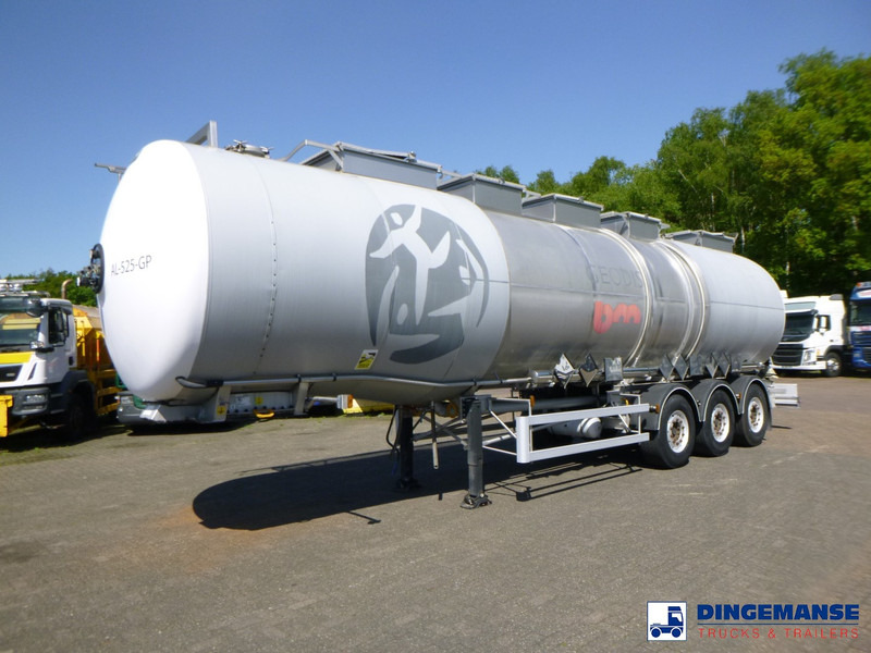 Magyar Chemical tank inox L4BH 44.5 m3 / 3 comp - 유조 트레일러 : 사진 1 Magyar Chemical tank inox L4BH 44.5 m3 / 3 comp - 유조 트레일러 : 사진 1