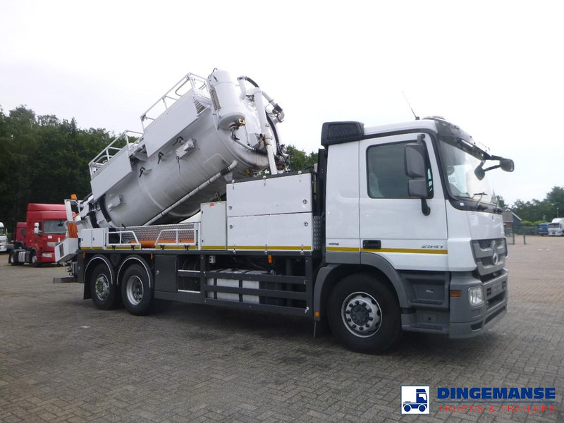 Mercedes-Benz Actros 2541 6x2 RHD E5 Huwer vacuum tank / hydrocureur 12 m3 - 진공 흡입 트럭 : 사진 2 Mercedes-Benz Actros 2541 6x2 RHD E5 Huwer vacuum tank / hydrocureur 12 m3 - 진공 흡입 트럭 : 사진 2