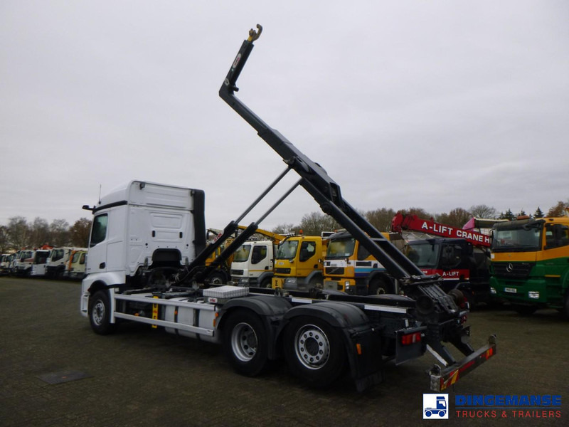 Mercedes-Benz Actros 2843 6x2 Hyva container hook 20t - 후크 리프트 트럭 : 사진 3 Mercedes-Benz Actros 2843 6x2 Hyva container hook 20t - 후크 리프트 트럭 : 사진 3