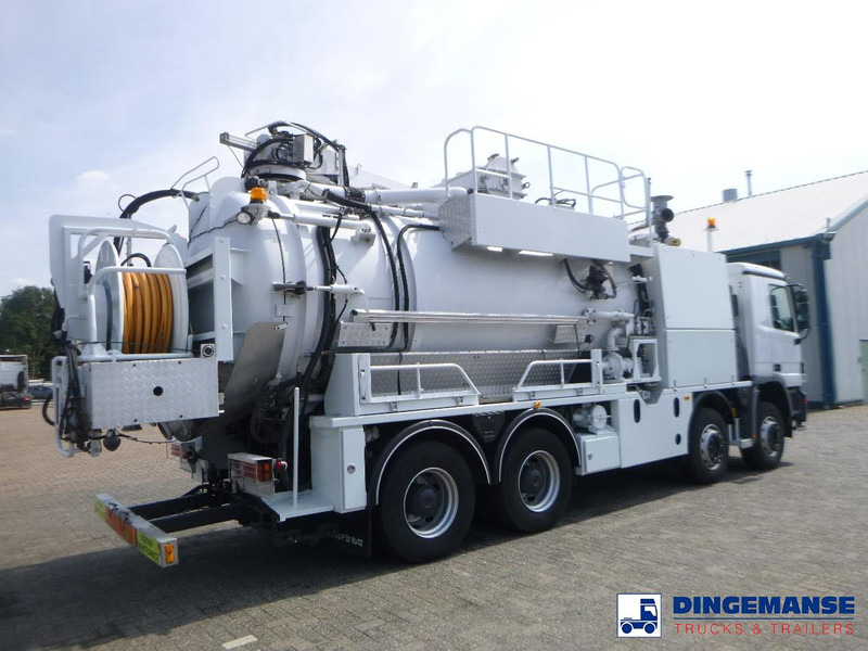 Mercedes-Benz Actros 3241 8x4 RHD Huwer vacuum tank / hydrocureur 15 m3 - 진공 흡입 트럭 : 사진 3 Mercedes-Benz Actros 3241 8x4 RHD Huwer vacuum tank / hydrocureur 15 m3 - 진공 흡입 트럭 : 사진 3