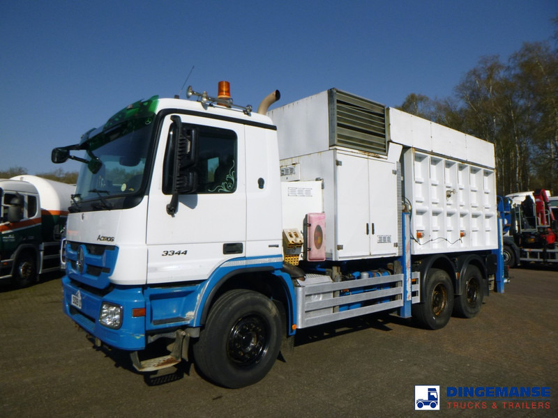 Mercedes-Benz Actros 3344 6x4 Saugbagger / vacuum excavator - 진공 흡입 트럭 : 사진 1 Mercedes-Benz Actros 3344 6x4 Saugbagger / vacuum excavator - 진공 흡입 트럭 : 사진 1