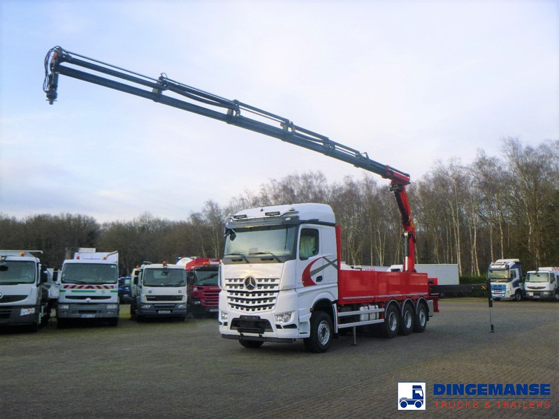 Mercedes-Benz Arocs 3748 8x4 Euro 6 + Palfinger PK22002 EH - 크레인 트럭 : 사진 1 Mercedes-Benz Arocs 3748 8x4 Euro 6 + Palfinger PK22002 EH - 크레인 트럭 : 사진 1