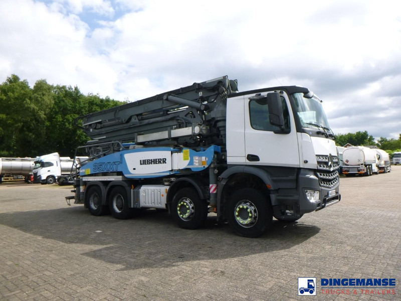 Mercedes-Benz Arocs 8x4 Liebherr 35 XXT concrete pump 35 m - 콘크리트 펌프 트럭 : 사진 2 Mercedes-Benz Arocs 8x4 Liebherr 35 XXT concrete pump 35 m - 콘크리트 펌프 트럭 : 사진 2
