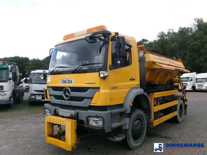 Mercedes-Benz Axor 1824 4x4 RHD salt spreader / gritter - 제설차량 : 사진 1 Mercedes-Benz Axor 1824 4x4 RHD salt spreader / gritter - 제설차량 : 사진 1