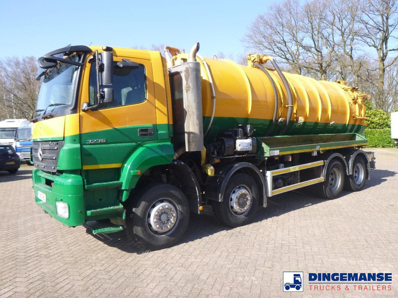 Mercedes-Benz Axor 3236 8x4 RHD vacuum tank - 진공 흡입 트럭 : 사진 1 Mercedes-Benz Axor 3236 8x4 RHD vacuum tank - 진공 흡입 트럭 : 사진 1